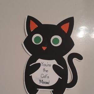 Black and White Cat Magnet